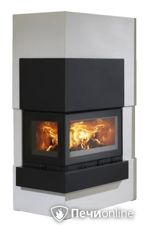 Печь-камин ABX Norfolk (угловой), гранит черный Shanxi левый в Бердске